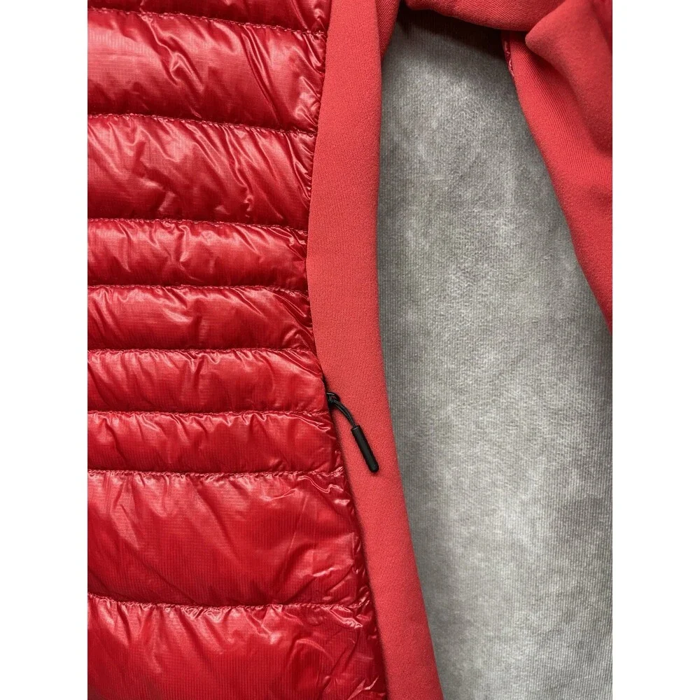 CANADA GOOSE HYBRIDGE LITE HOODY RED 2712L SMALL PACKABLE DOWN JACKET (READ) - Picture 7 of 15